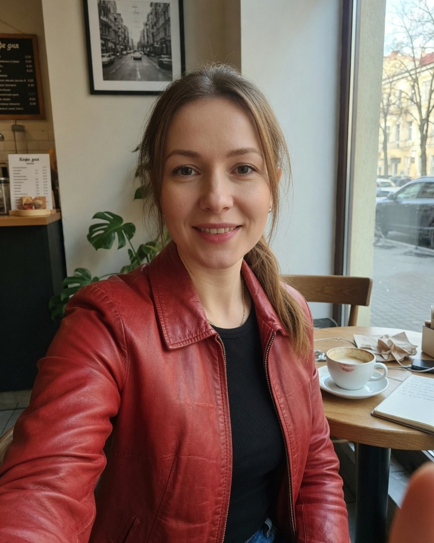 Исходное селфи — девушка
