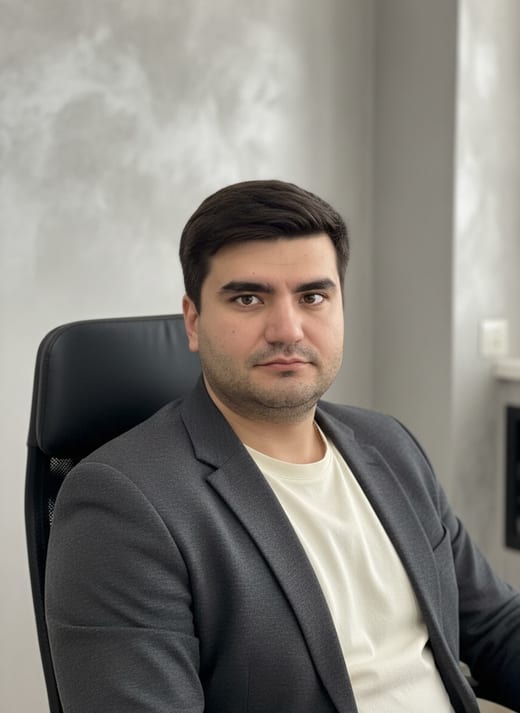 Студия — архитектурные линии — сидя · крупный план