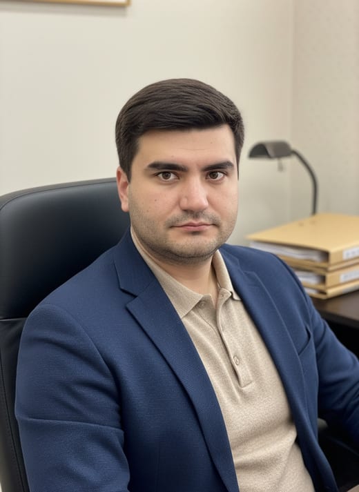 Кабинет бухгалтера — сидя · крупный план