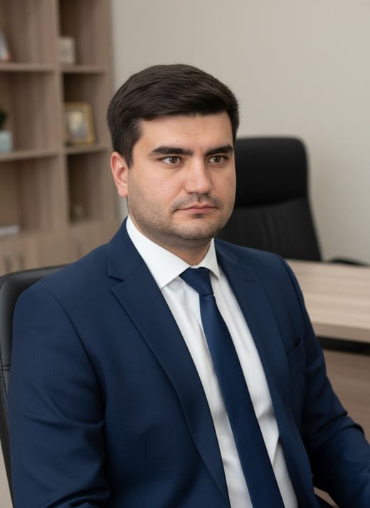 Кабинет — светлое дерево — сидя · крупный план