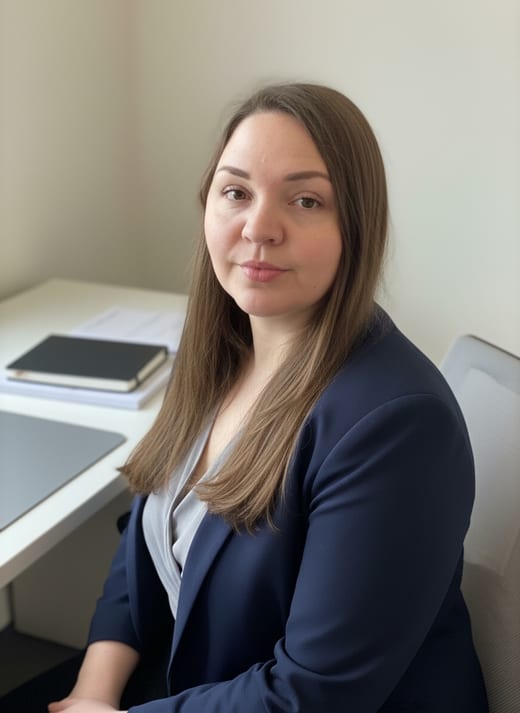 Рабочий стол — сидя · крупный план