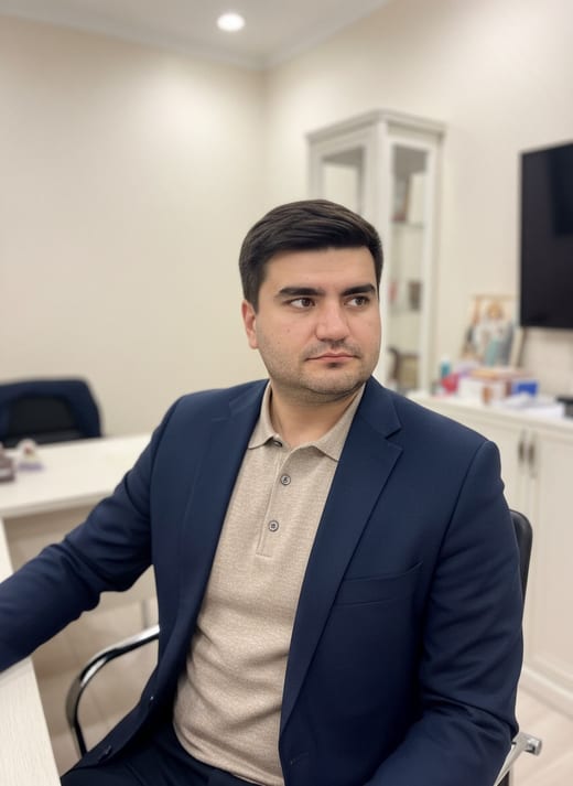 Кабинет HR — сидя · крупный план