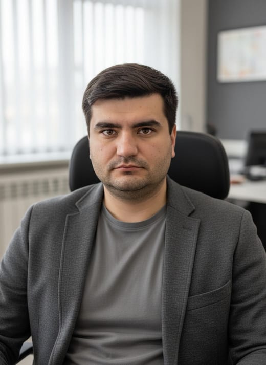 Офис — окно — сидя · крупный план