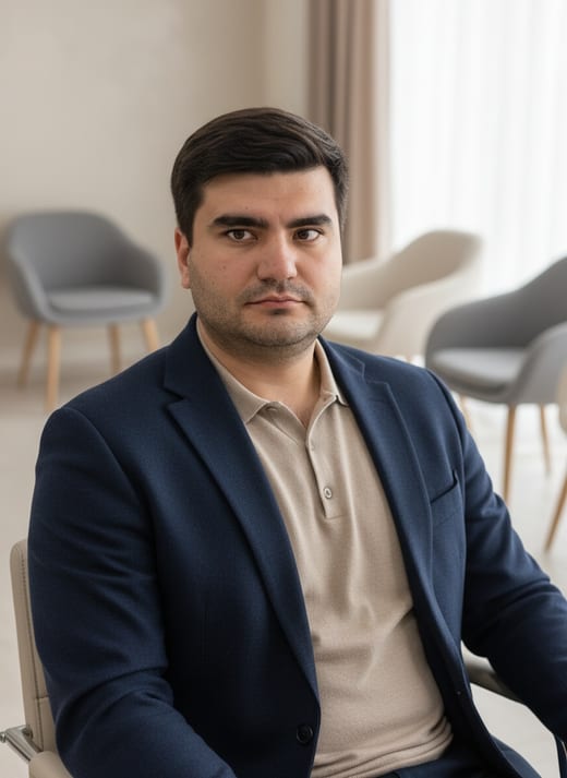 Зона встреч — сидя · крупный план