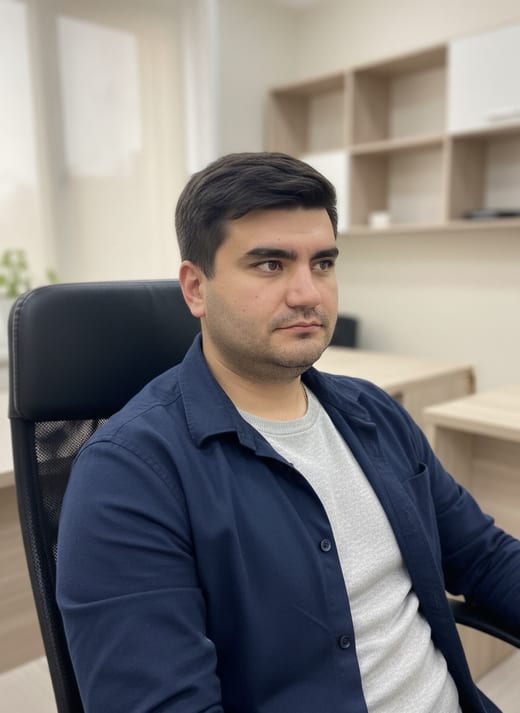 Бюро — светлое дерево — сидя