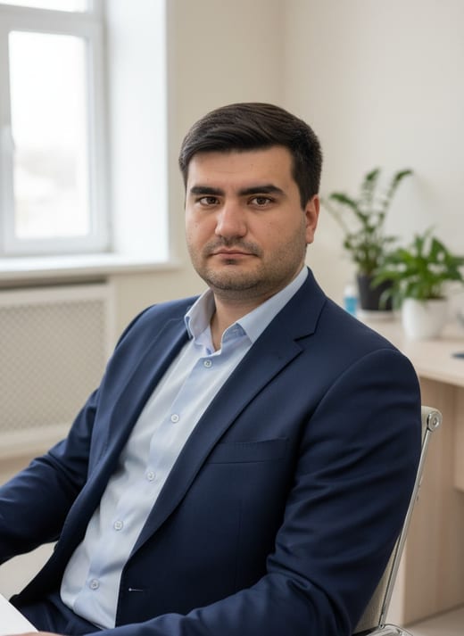 Офис — окно — сидя