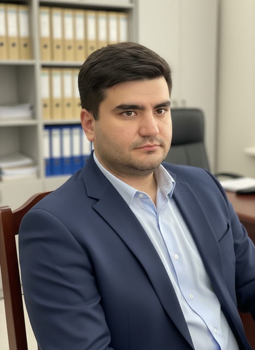 Исследовательский кабинет — сидя · крупный план