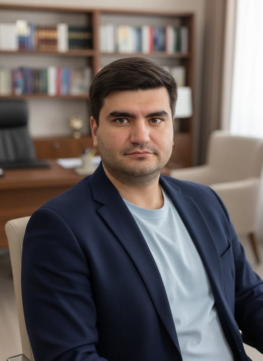 Кабинет — библиотека — сидя · крупный план