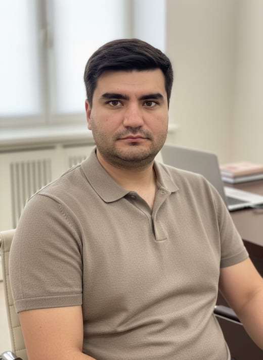 Комната онлайн-консультаций — сидя · крупный план