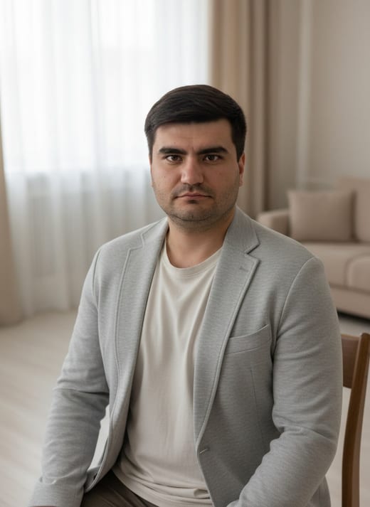 Квартира — светлое дерево — сидя
