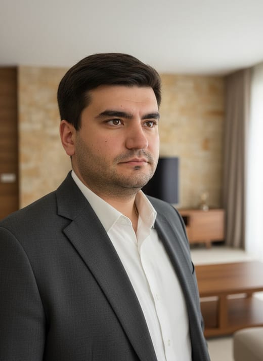 Жилой интерьер — камень — стоя