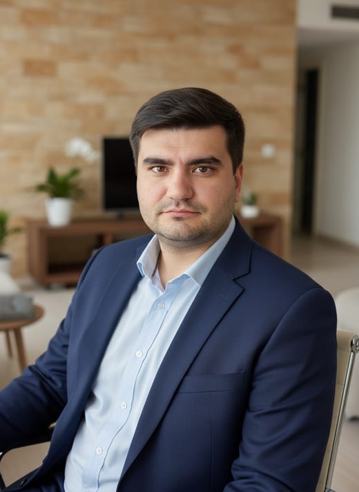 Жилой интерьер — камень — сидя · крупный план