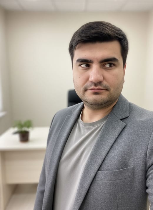 Тихий кабинет — стоя · крупный план