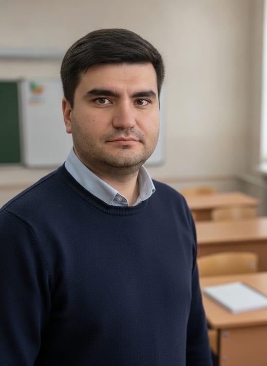 Рабочее место педагога — стоя · крупный план
