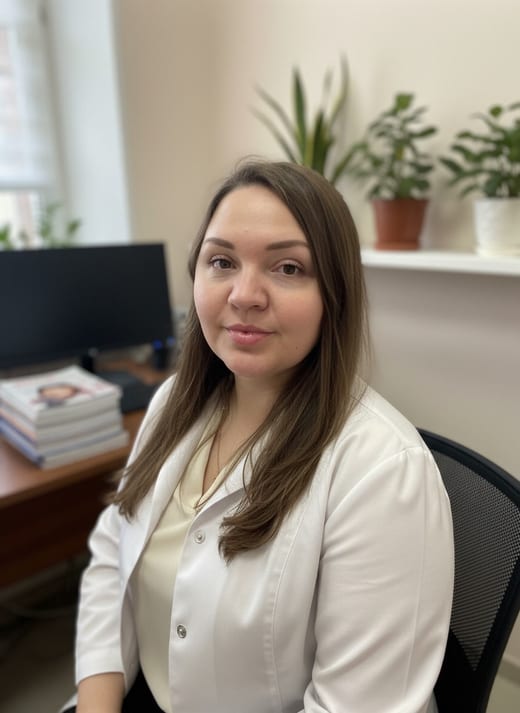 Кабинет руководителя клиники — сидя