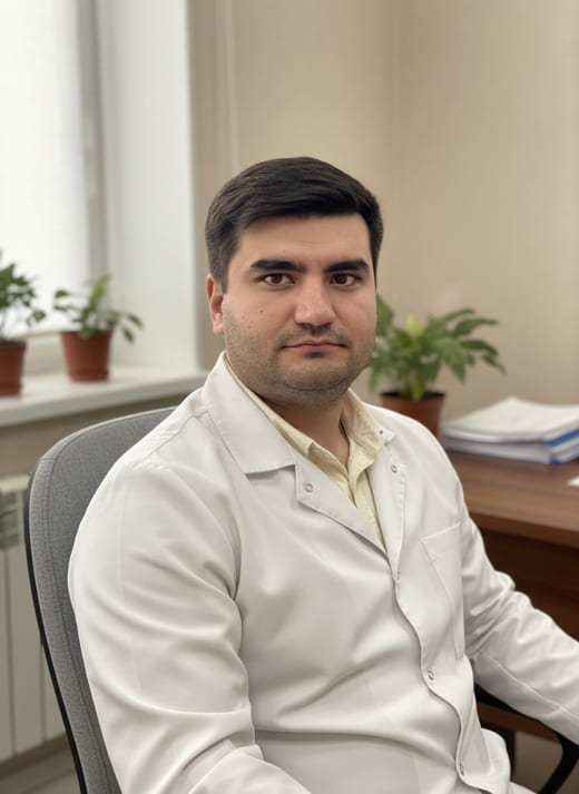 Кабинет руководителя клиники — сидя