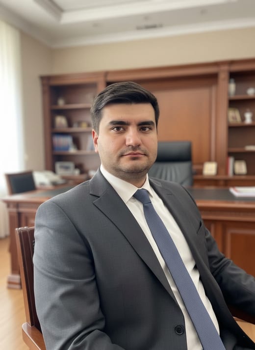 Кабинет — тёмное дерево — сидя