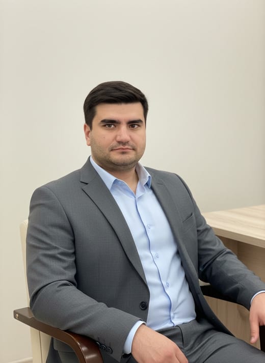 Лаконичный рабочий кабинет — сидя